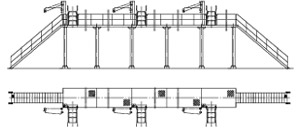 HCQ/1-1.6×A型　单侧火车栈桥