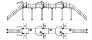 　HCQ/2-2×A型　双侧火车栈桥